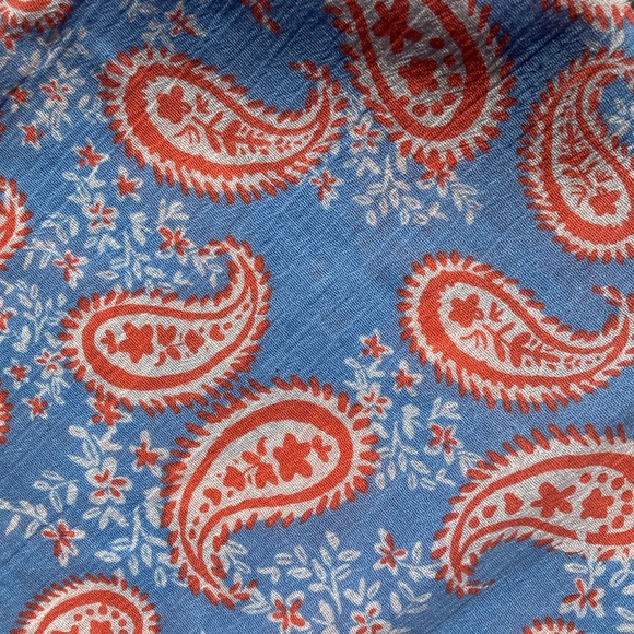 hearts of palm Pants - Hearts of Palm paisley print pull on lightweight cotton short boho 3X